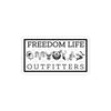 Freedom Life Transparent Sticker, Black