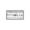 Freedom Life Transparent Sticker, Black